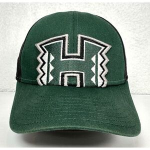 Hawaiian Rainbow Warriors‎ New Era Hat Cap Green Youth Strap Back